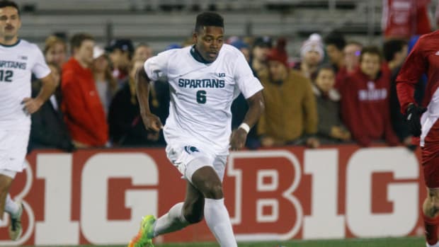 Michigan State men's soccer (PHOTO:  MSU SID)
